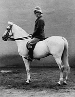 Roberts on his horse Volonel