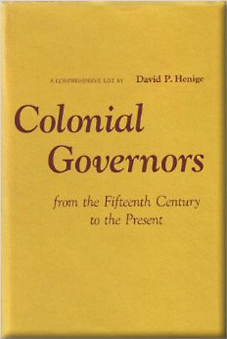 Colonial Governors