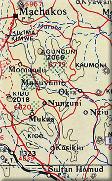 map of Kenya