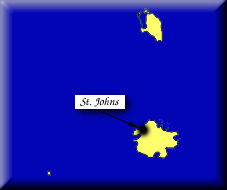 map of Antigua