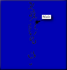 map of The Maldives