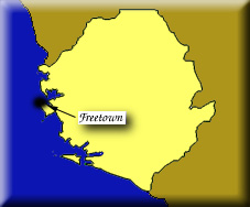 map of Sierra Leone