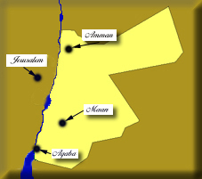 map of Transjordan