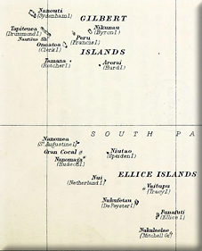 map of Gilbert Islands