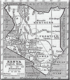 Kenya Map 1926