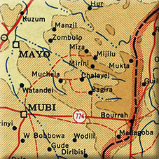 map of Uganda