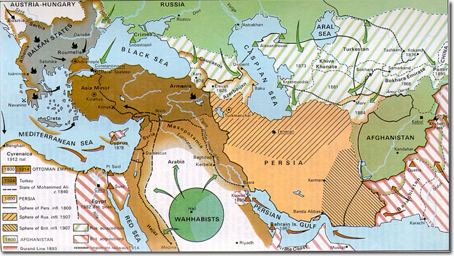 The British Empire In The Middle East