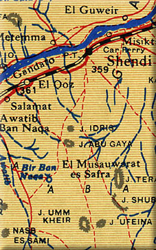 map of Sudan