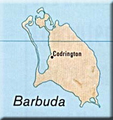 map of barbuda