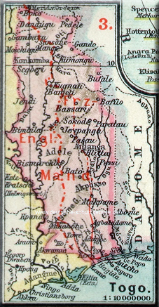 British Togoland Map