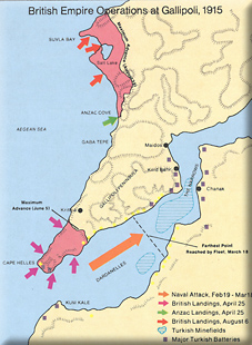 Gallipoli Map