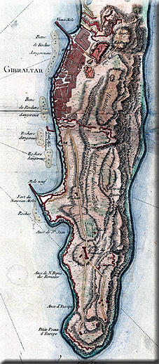 map of Gibraltar