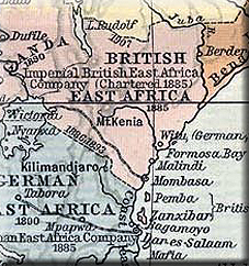 Image result for kenya map independence