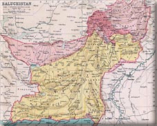 map of Baluchistan