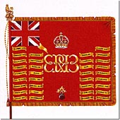 Grenadier guards 2nd battalion Queens colours Nijmegen company flag 