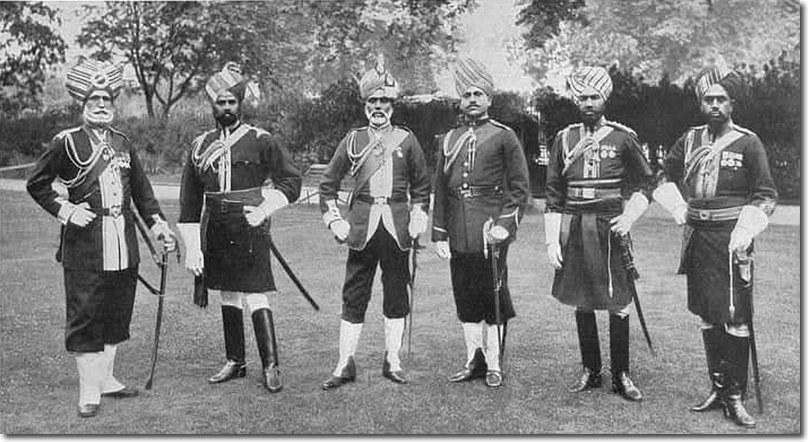 The King’s Indian Orderly Officers 1903