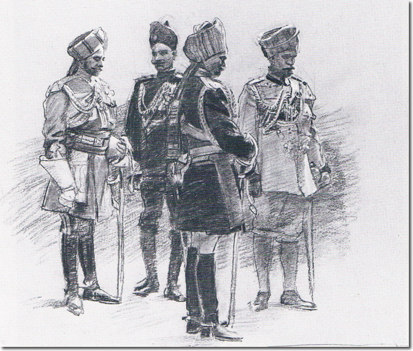 The King’s Indian Orderly Officers 1923