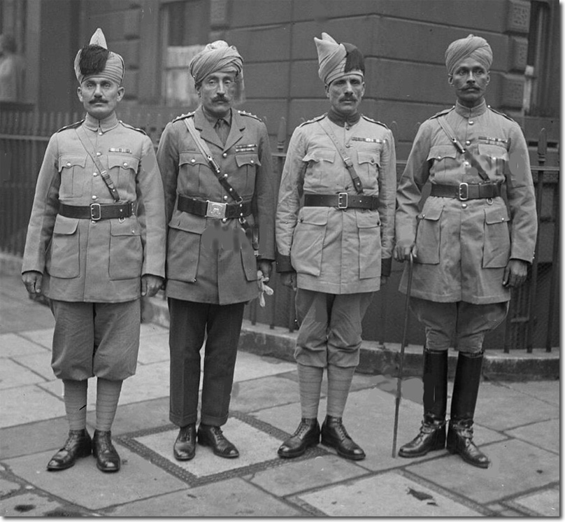 King’s Indian Orderlies in Service Dress 1924