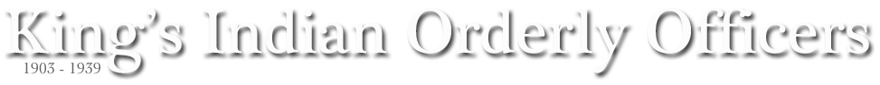 King’s Indian Orderly Officers