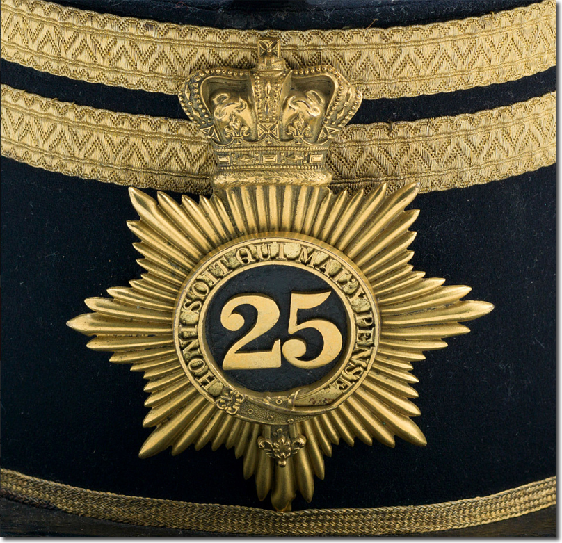 Officer’s Shako Plate 1844 - 55
