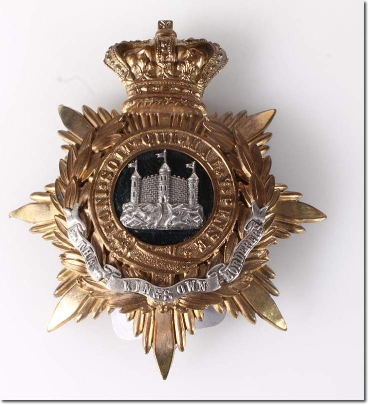 Officer’s Helmet Plate 1878 - 81