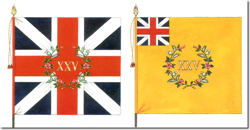 Colours, 25th Regiment 1751