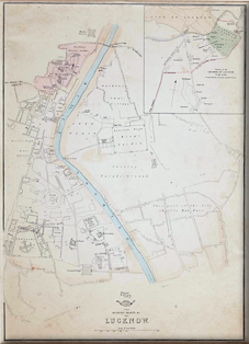 Map of Lucknow Title=