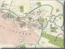 Map of Lucknow Title=