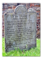 John Panchen buried in St Andrew's Church in Stratton
