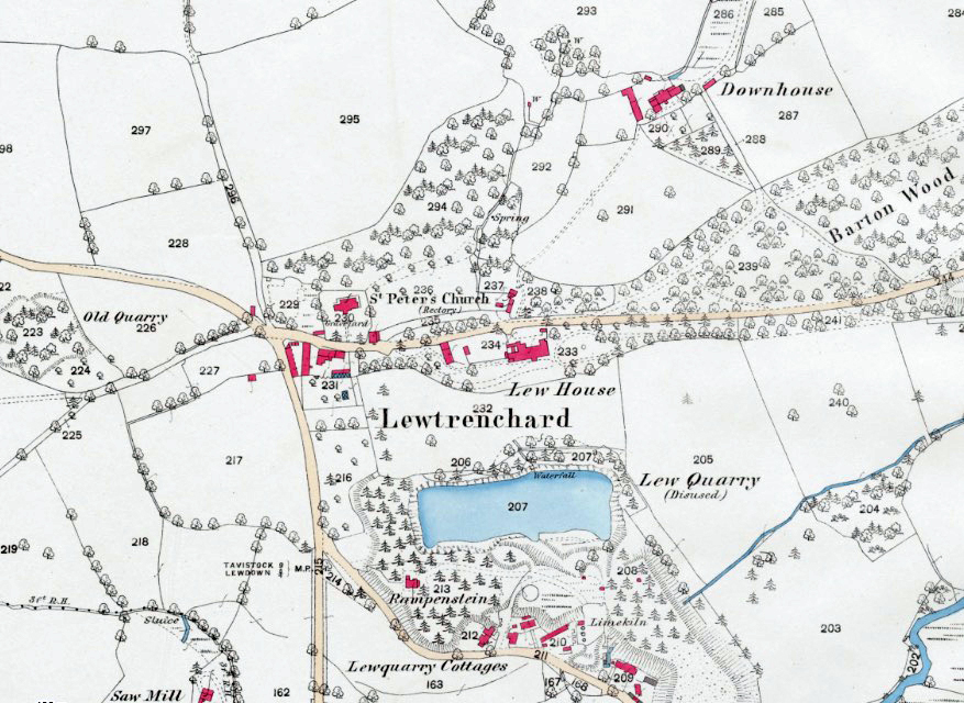 Lewtrenchard Village